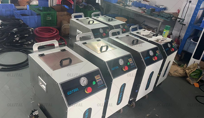 Working principle of dry ice cleaning machine