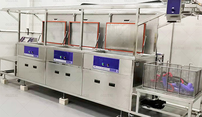 Multistage Industrial Automatic Ultrasonic Cleaning Machine